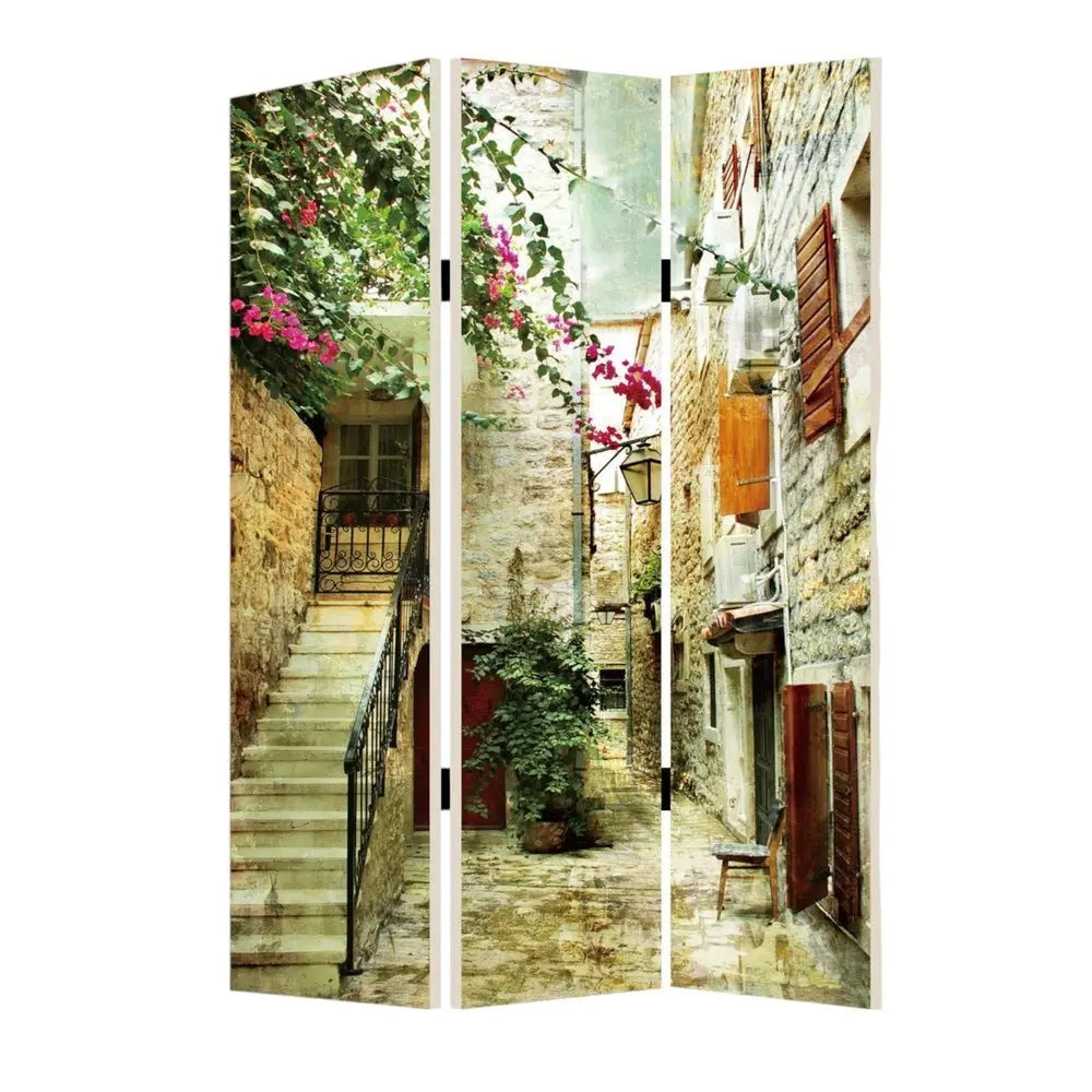 48 X 72 Multi Color Spanish Tidings Screen - NOBLE HOME INTERIORS