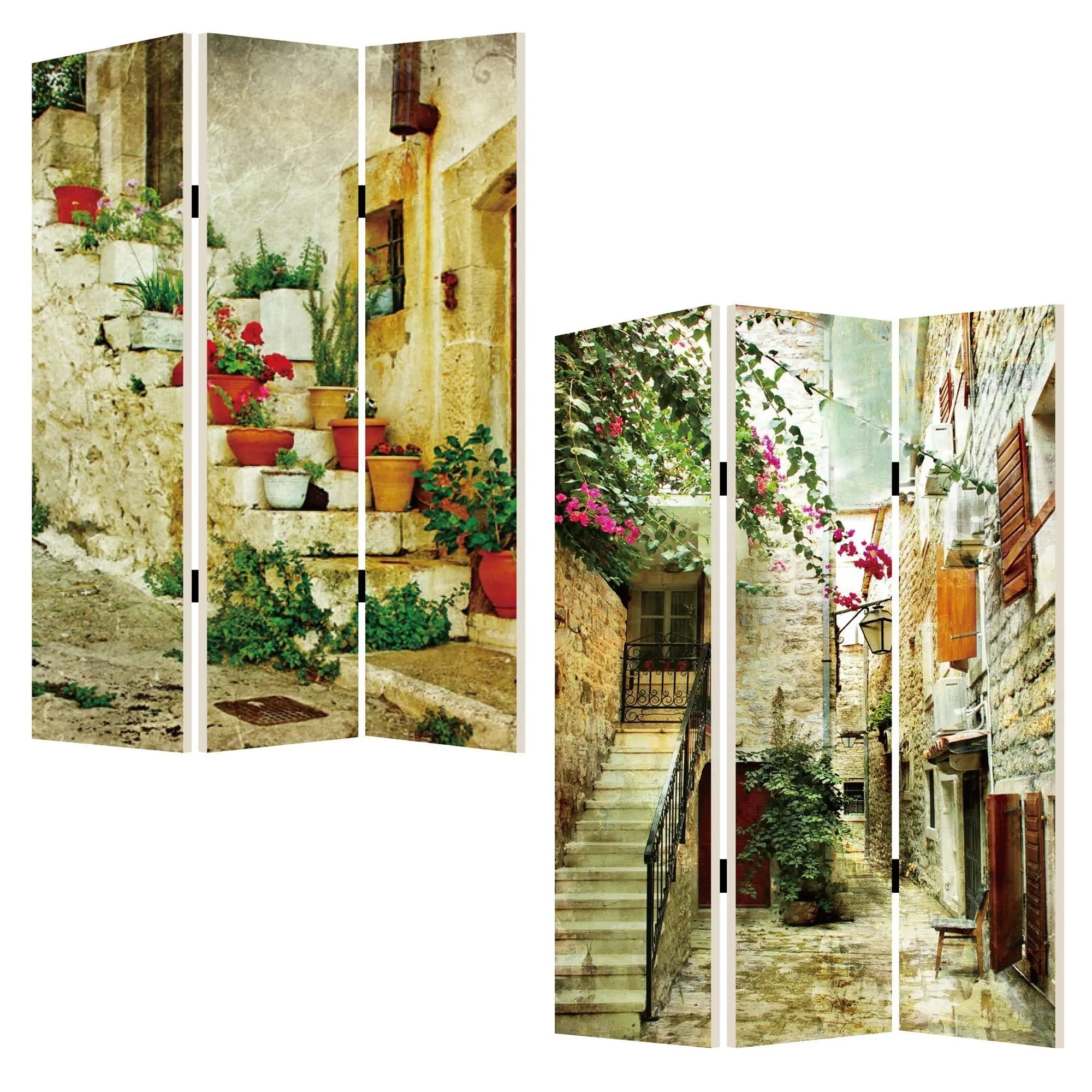 48 X 72 Multi Color Spanish Tidings Screen - NOBLE HOME INTERIORS