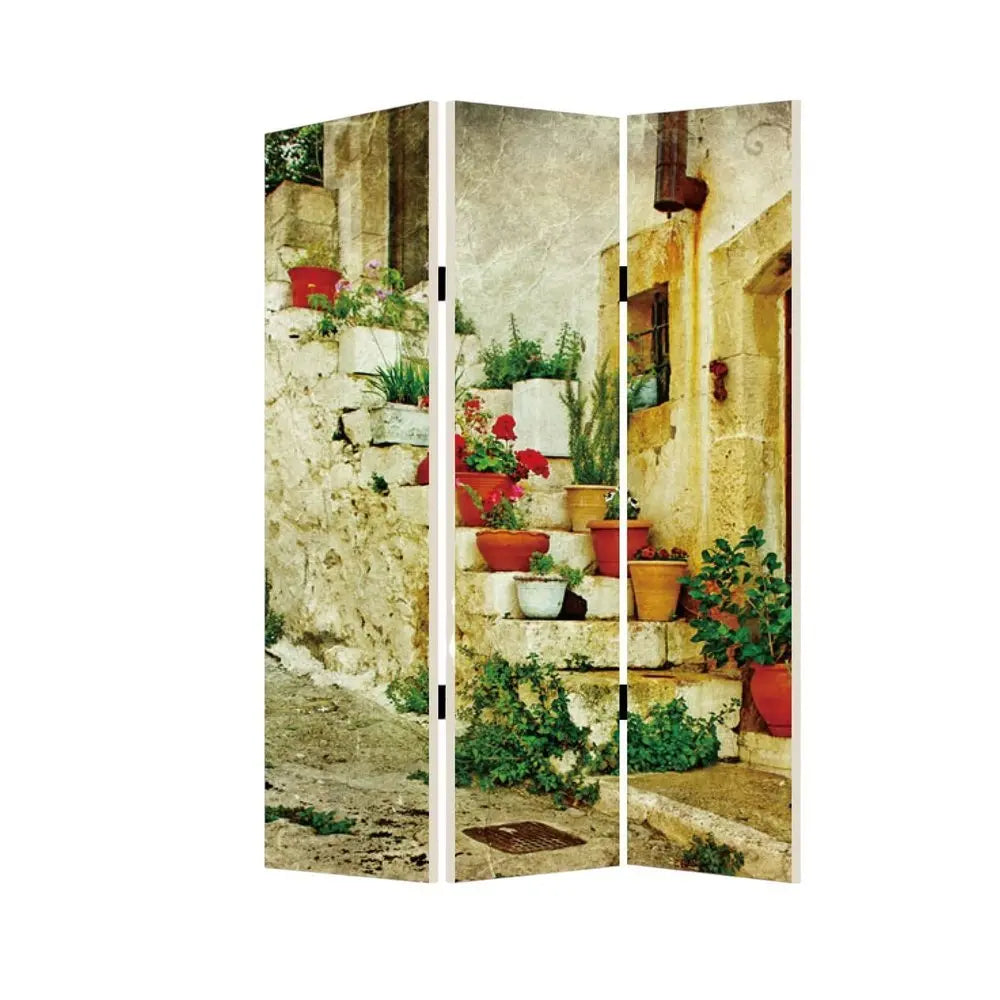 48 X 72 Multi Color Spanish Tidings Screen - NOBLE HOME INTERIORS