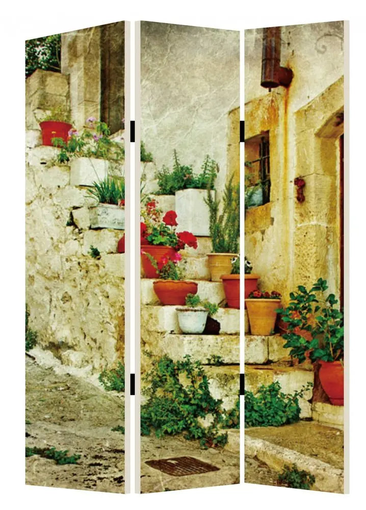 48 X 72 Multi Color Spanish Tidings Screen - NOBLE HOME INTERIORS