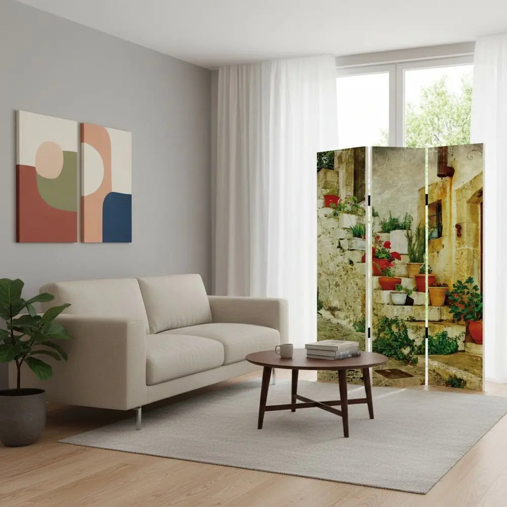 48 X 72 Multi Color Spanish Tidings Screen - NOBLE HOME INTERIORS