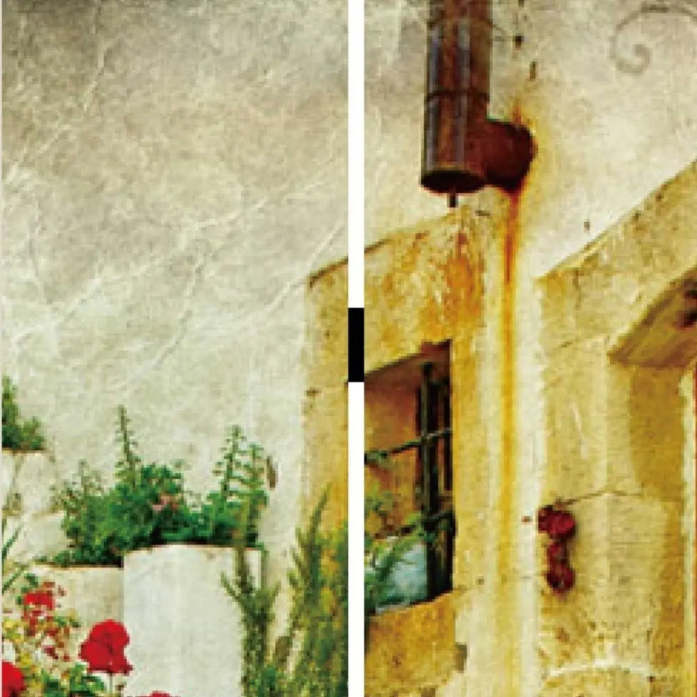 48 X 72 Multi Color Spanish Tidings Screen - NOBLE HOME INTERIORS