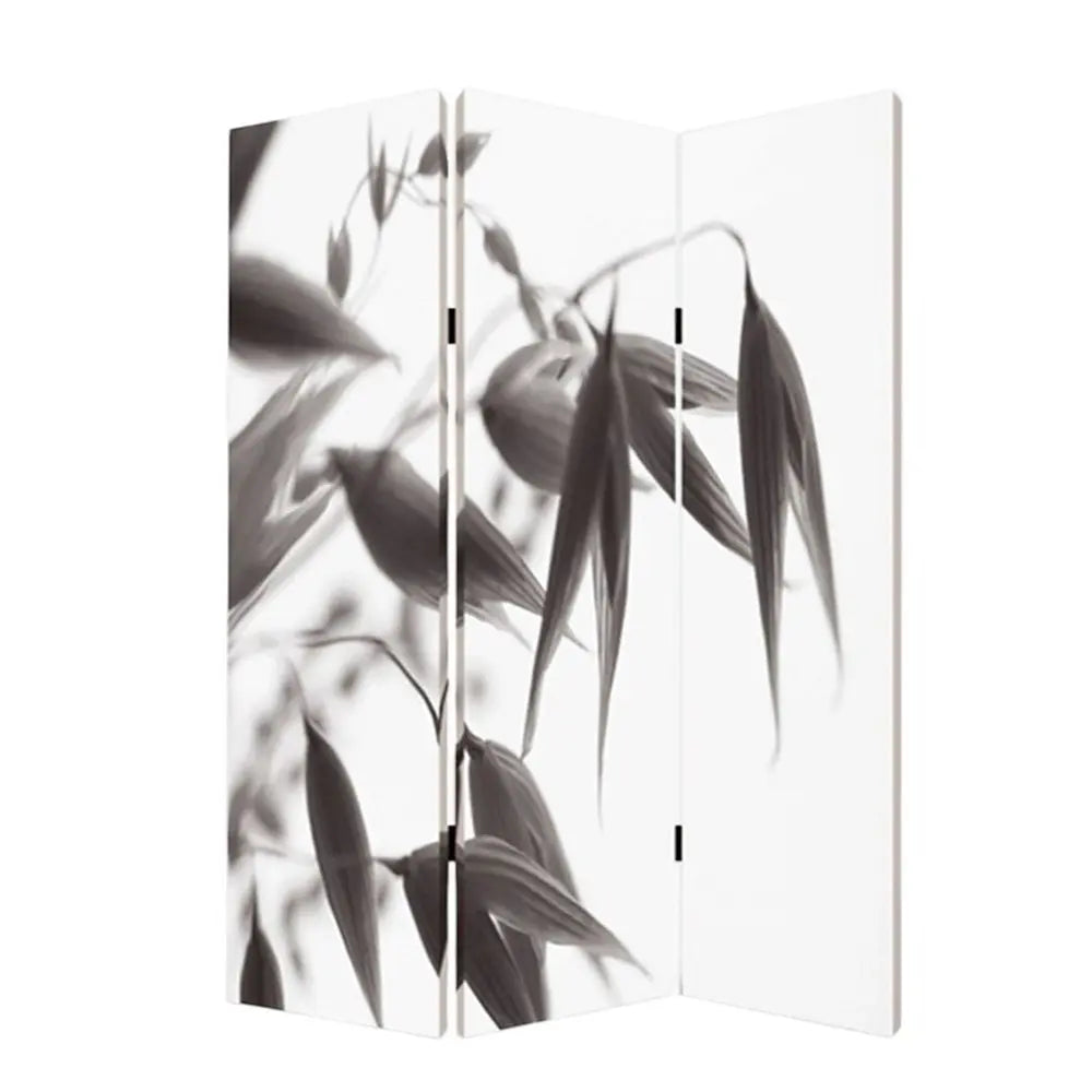 48" X 72" Multi Color Wood Canvas Screen - NOBLE HOME INTERIORS