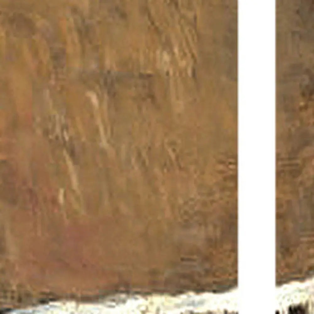 48 X 72 Multi Color Wood Canvas Seaside Town Slate Screen - NOBLE HOME INTERIORS