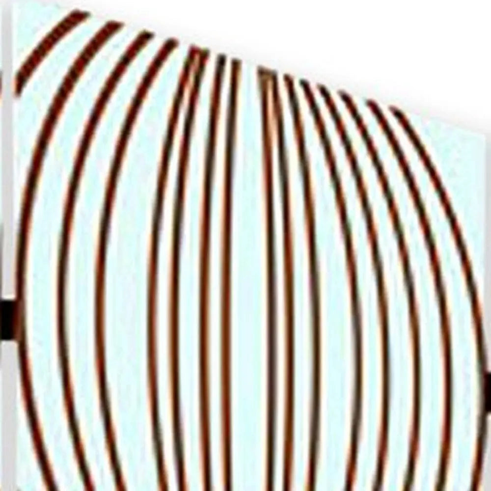 48 X 72 Multi Color Wood Canvas Sphere Screen - NOBLE HOME INTERIORS