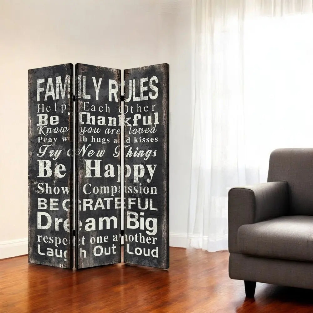 48" X 72" Multi Color Wood Canvas The Blue Eyed Screen - NOBLE HOME INTERIORS