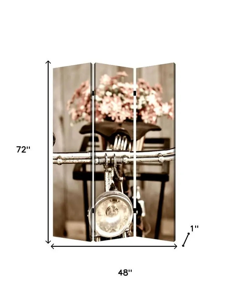 48" X 72" Multi Color Wood Canvas Valentine Screen - NOBLE HOME INTERIORS