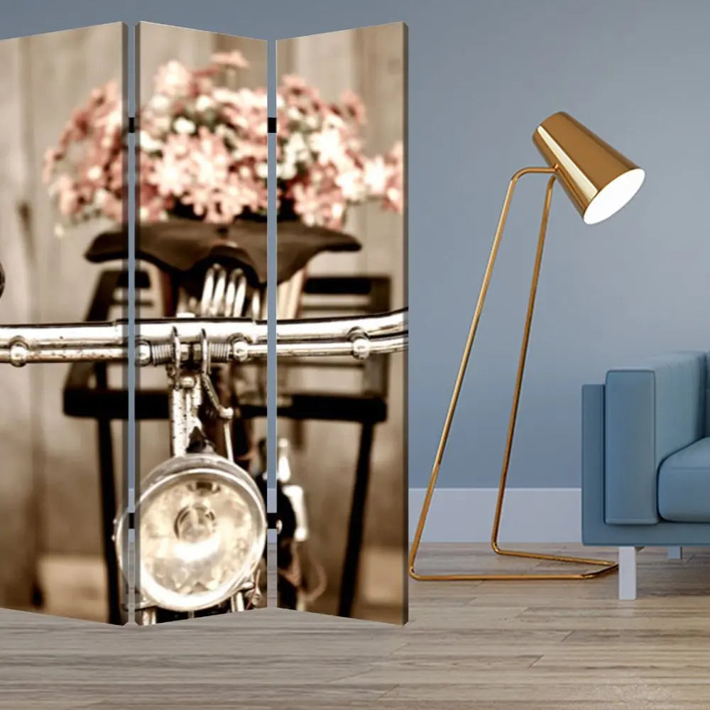 48" X 72" Multi Color Wood Canvas Valentine Screen - NOBLE HOME INTERIORS