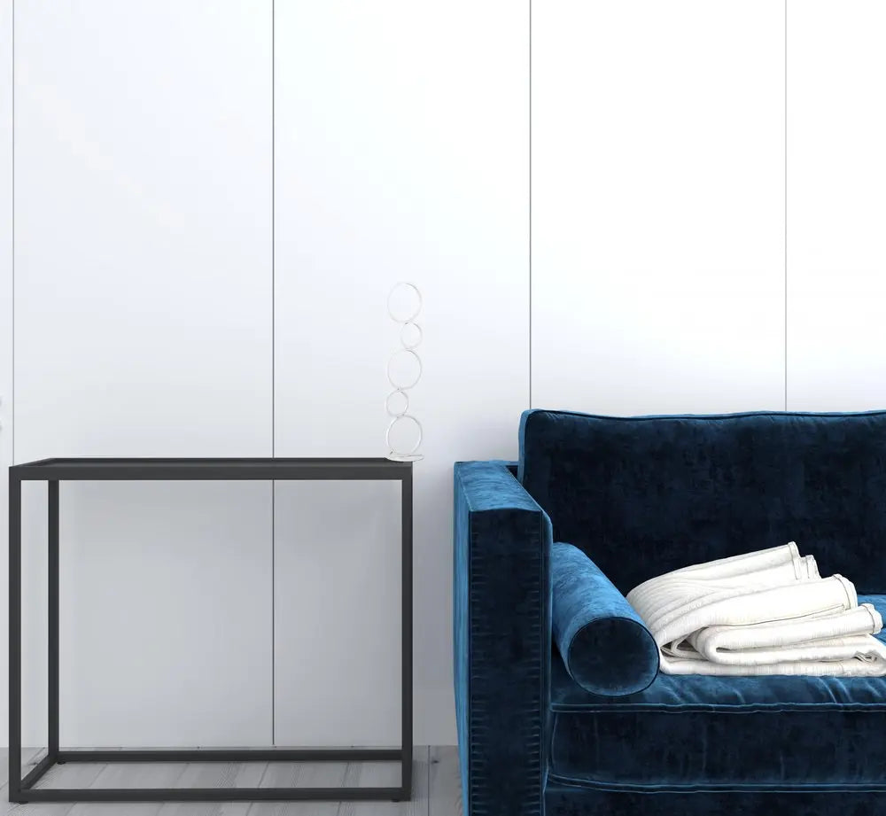 39" White Metal Five Circle Geometric Sculpture LED Table Lamp HomeRoots