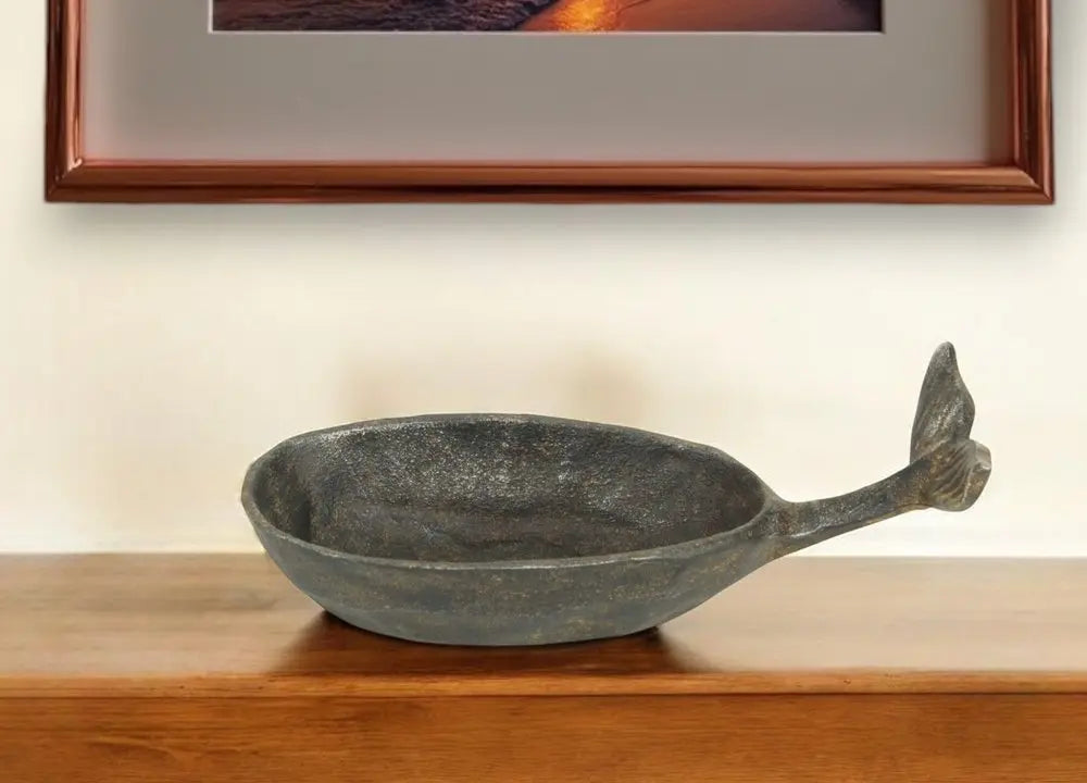 2" Bronze Iron Tabletop Dish Candle Holder HomeRoots