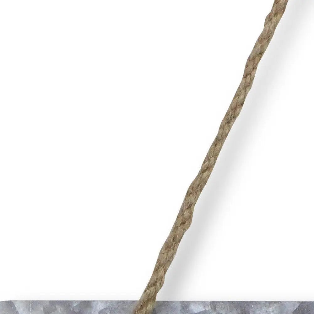 5" X 11" Gray Handcrafted Welcome Galvanized Metal Wall Decor HomeRoots