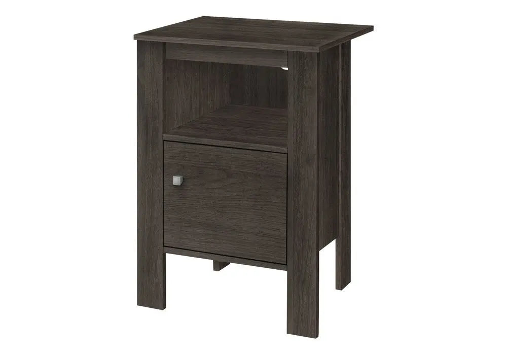 24" Brown Wood Nightstand HomeRoots