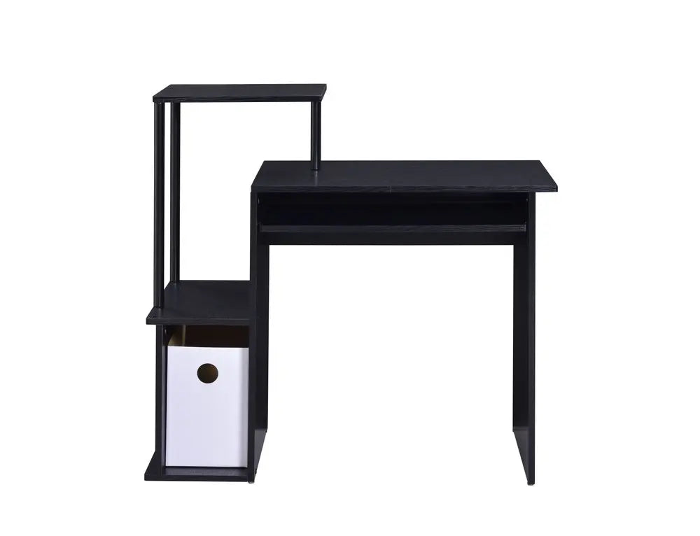 Escritorio de computadora negro de 37"