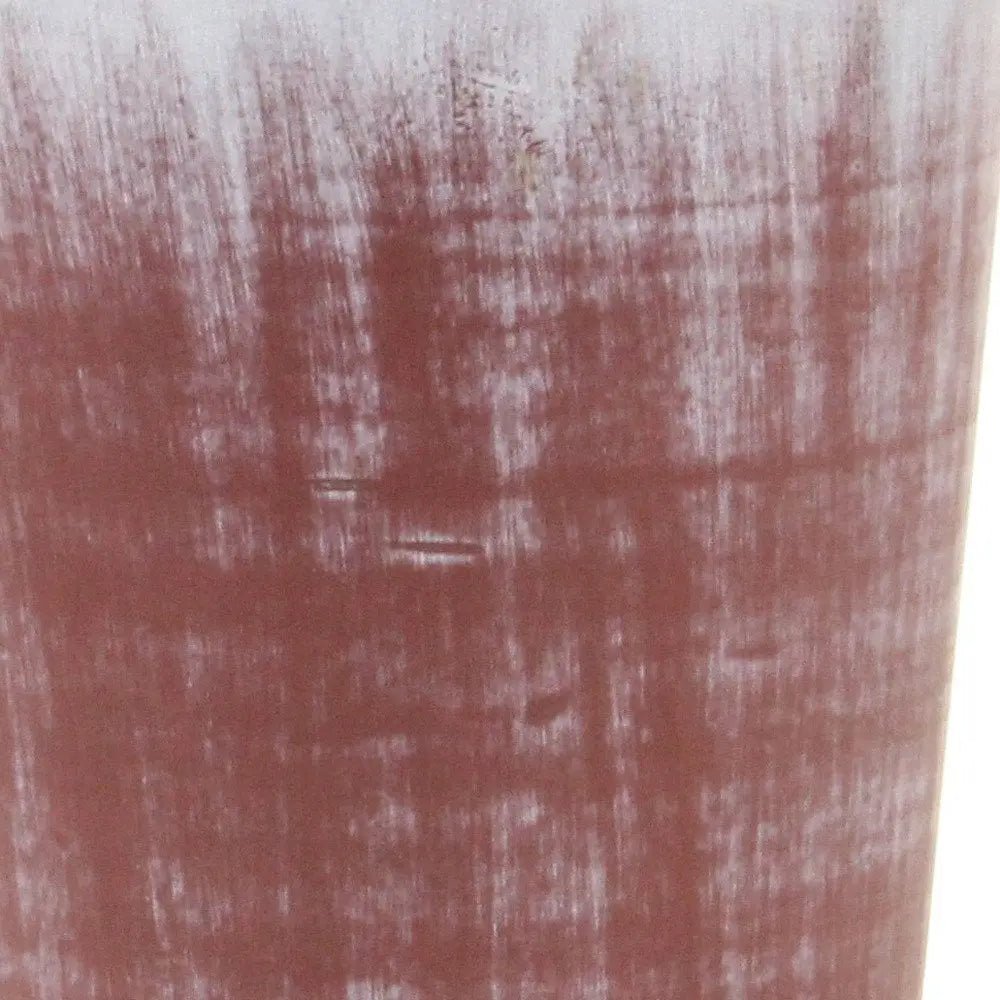 5" Brown and Ivory Textural Tone On Tone Recycled Plastic Indoor Outdoor Round Pot Planter HomeRoots