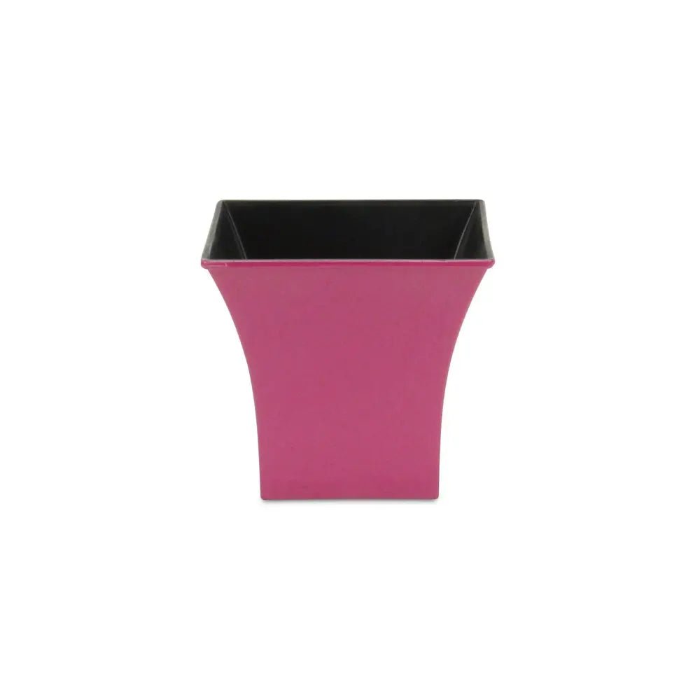 5" Hot Pink Recycled Plastic Indoor Outdoor Square Pot Planter HomeRoots