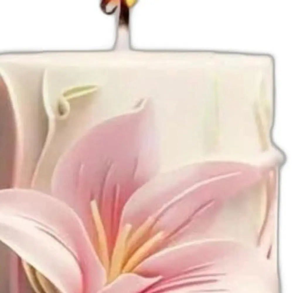 5" White Silicone Tulip Candle Mold - NOBLE HOME INTERIORS