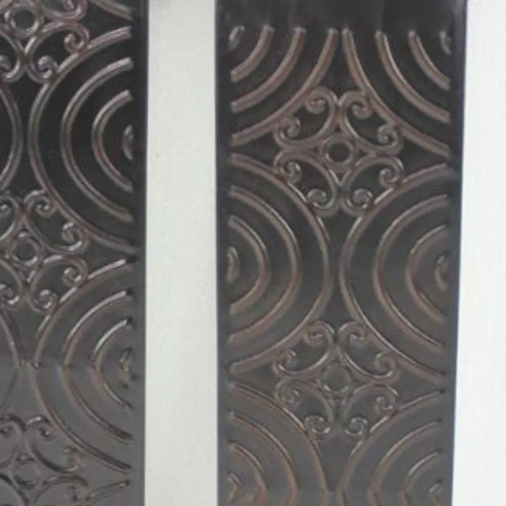 5" X 5" X 23.25" Brown, Vintage, Metal - Wall Candle Holder Sconce Set - NOBLE HOME INTERIORS