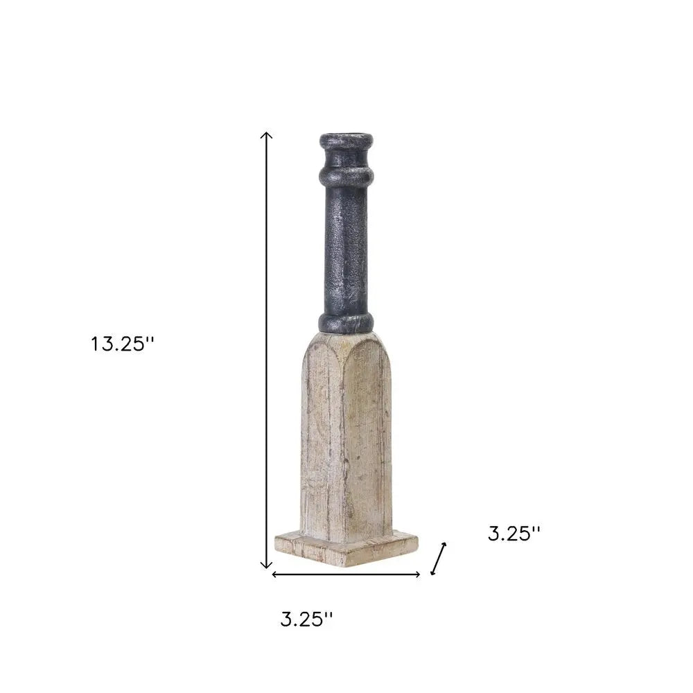 Set of Four Natural and Black Resin and Stone Powder Ornate Tabletop HomeRoots