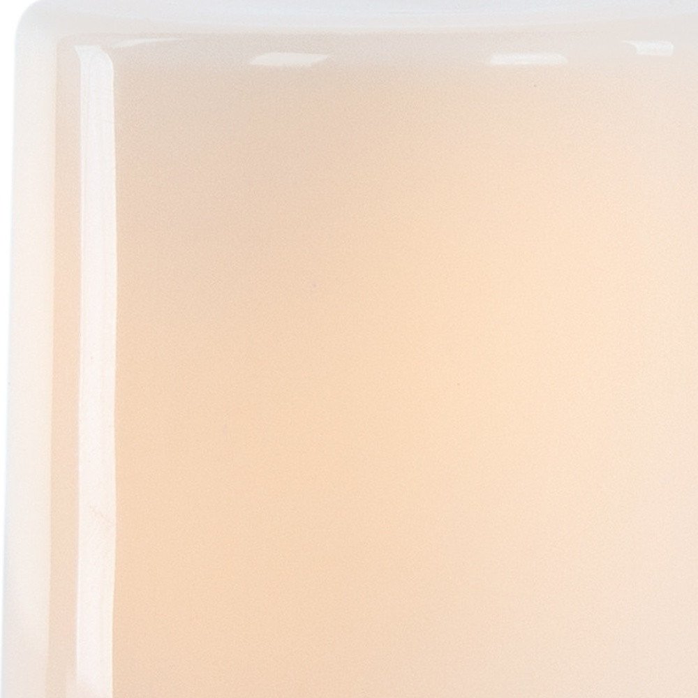 Vela de diseño sin llama naranja de 3"