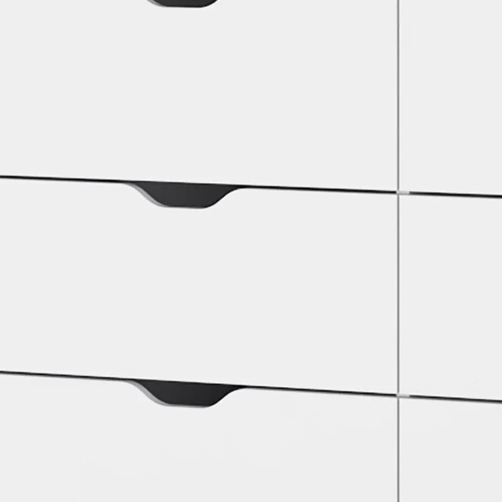 42" White Six Drawer Dresser HomeRoots