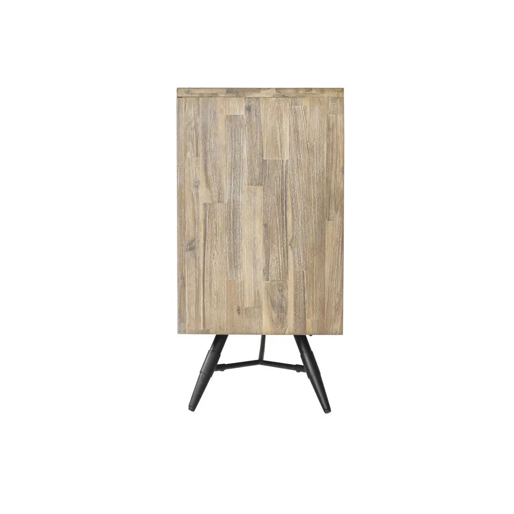 63" Natural and Ivory Solid Wood Six Drawer Double Dresser HomeRoots