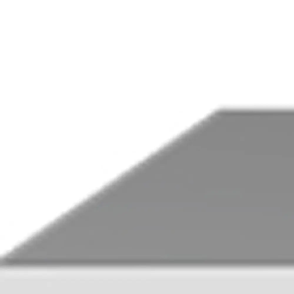 Mesita de noche flotante de madera blanca de 12" con un cajón