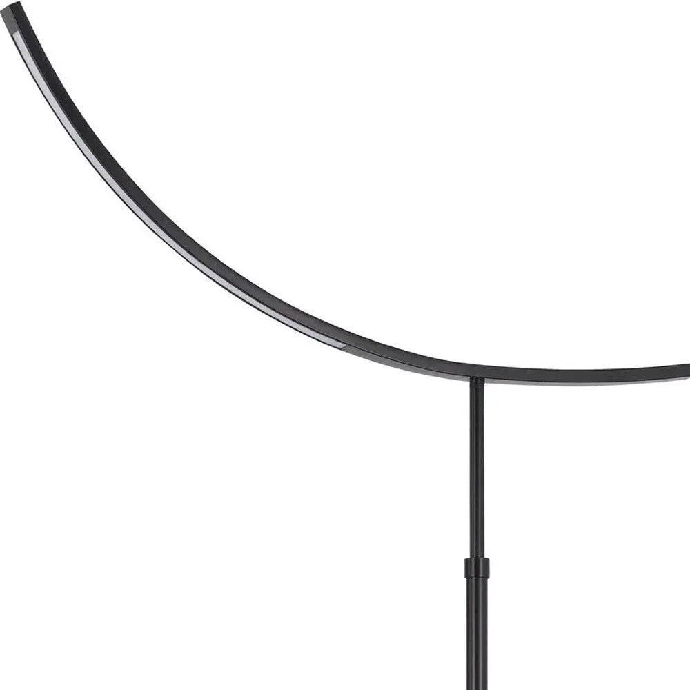 74" Bronze Adjustable Led Traditional Shaped Floor Lamp HomeRoots