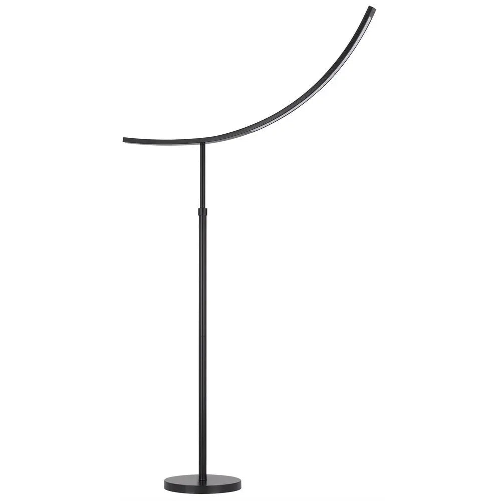 74" Bronze Adjustable Led Traditional Shaped Floor Lamp HomeRoots