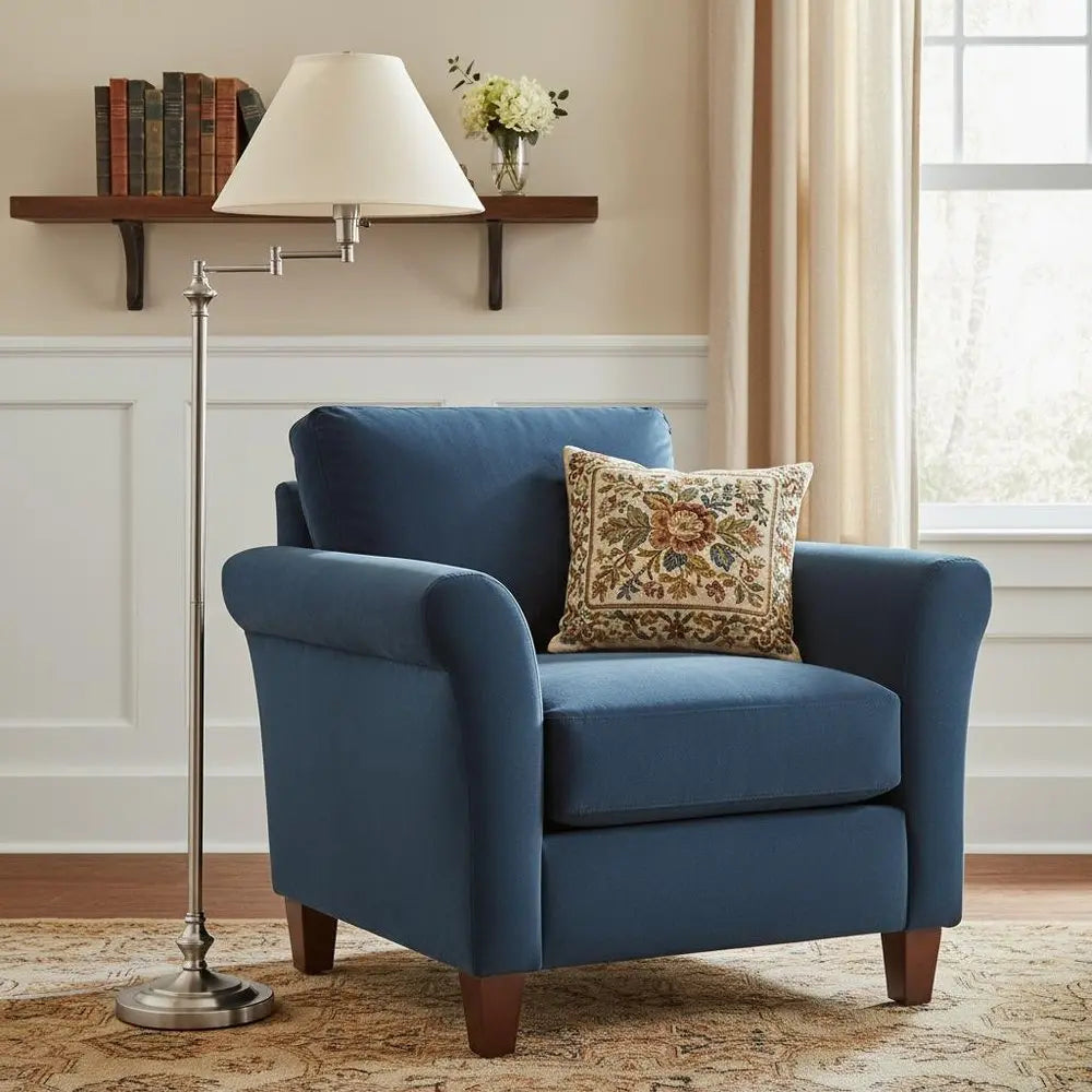 59" Nickel Swing Arm Floor Lamp With Beige Fabric Empire Shade HomeRoots