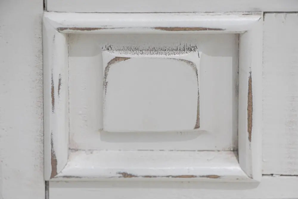 32" White Solid Wood Three Drawer Nightstand HomeRoots