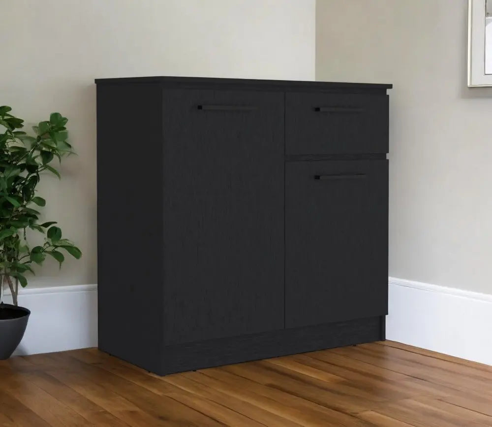 36" Black Drawer Dresser HomeRoots