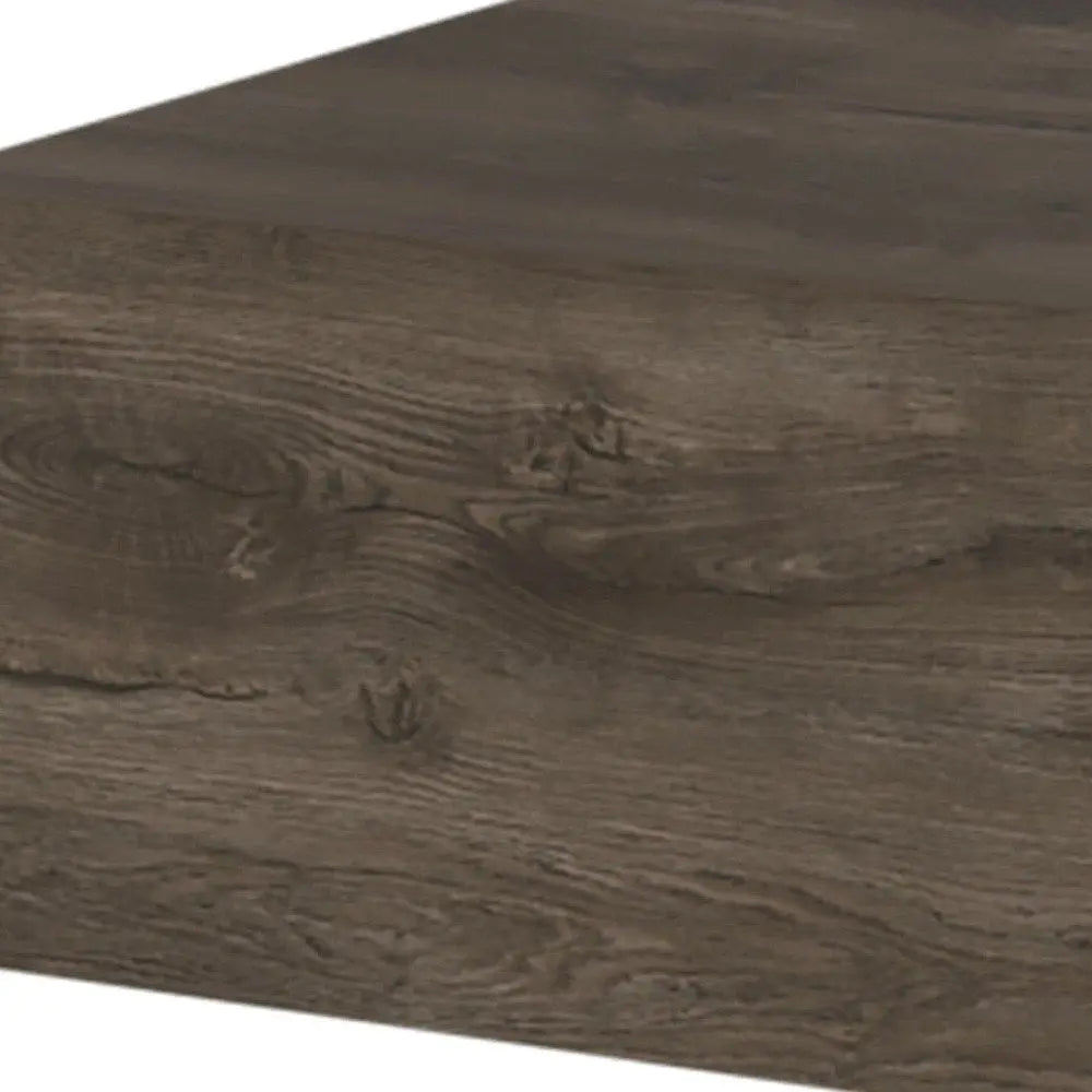 5" Brown Wood One Drawer Floating Nightstand HomeRoots