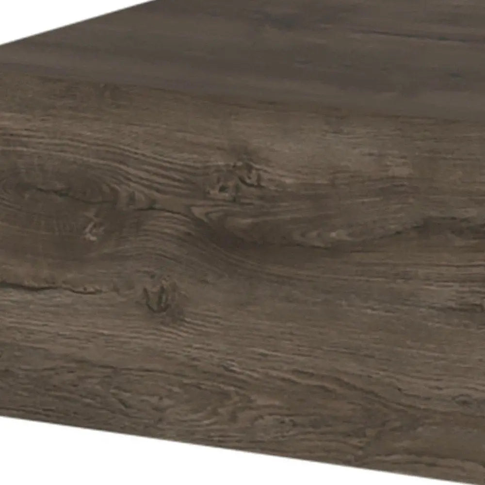 5" Brown Wood One Drawer Floating Nightstand HomeRoots