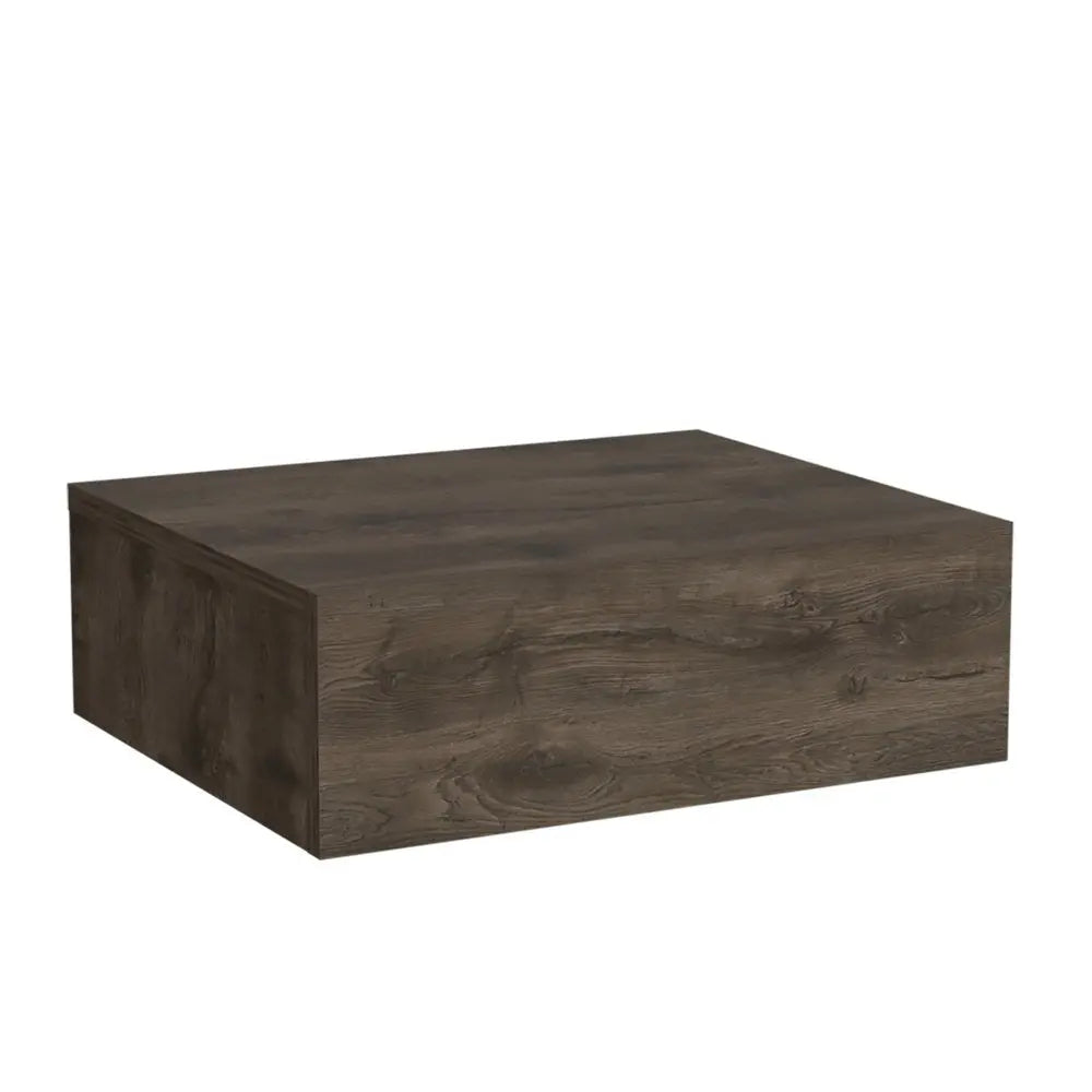5" Brown Wood One Drawer Floating Nightstand HomeRoots