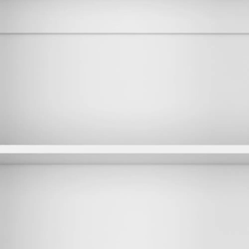 Set of Three White Wood Five Tier Modular Bookcase HomeRoots