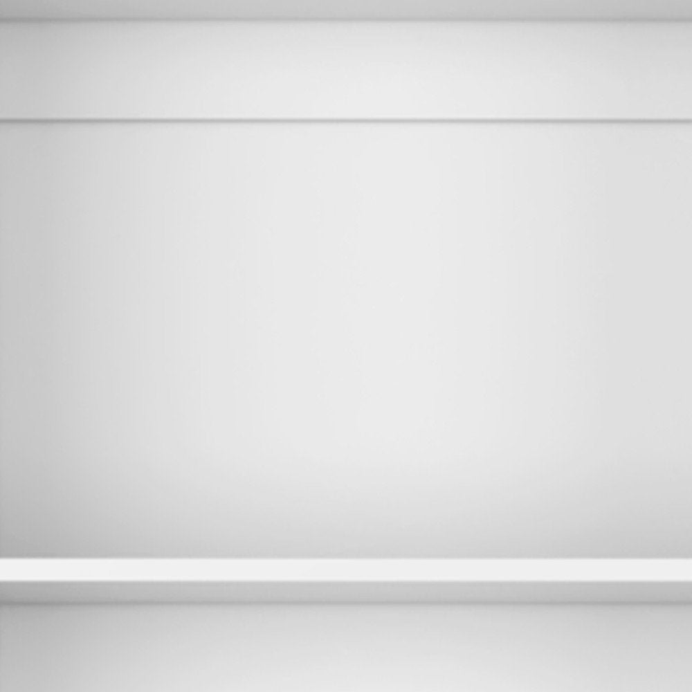 Juego de dos estanterías modulares de nueve niveles de madera blanca