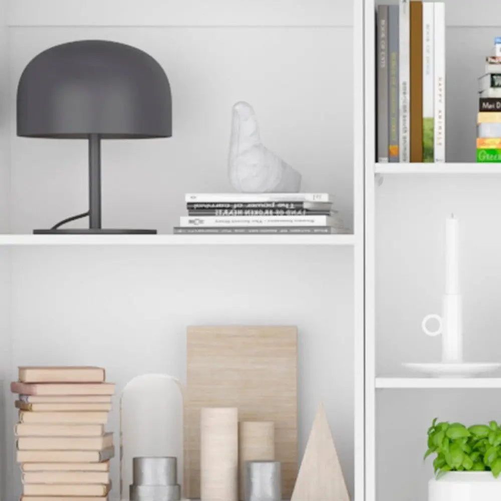 Set of Three White Wood Thirteen Tier Modular Bookcase HomeRoots