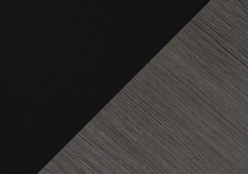 55" Gray and Black L Shape Computer Desk With Three Drawers - NOBLE HOME INTERIORS