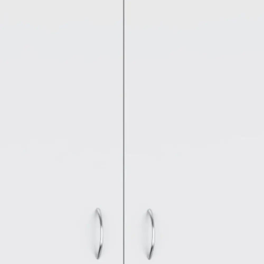 71" White Two Door Three Drawer Combo Dresser HomeRoots