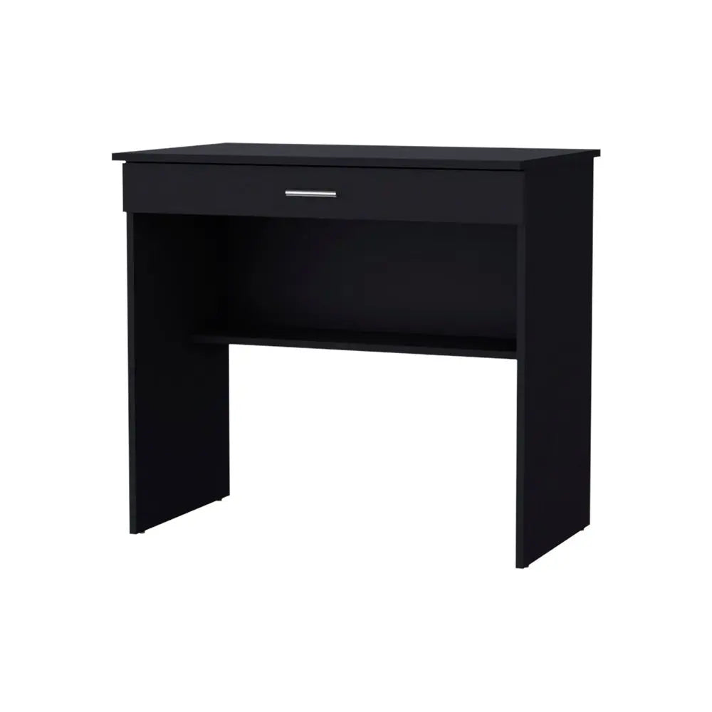 32" Black Wood Computer Desk HomeRoots