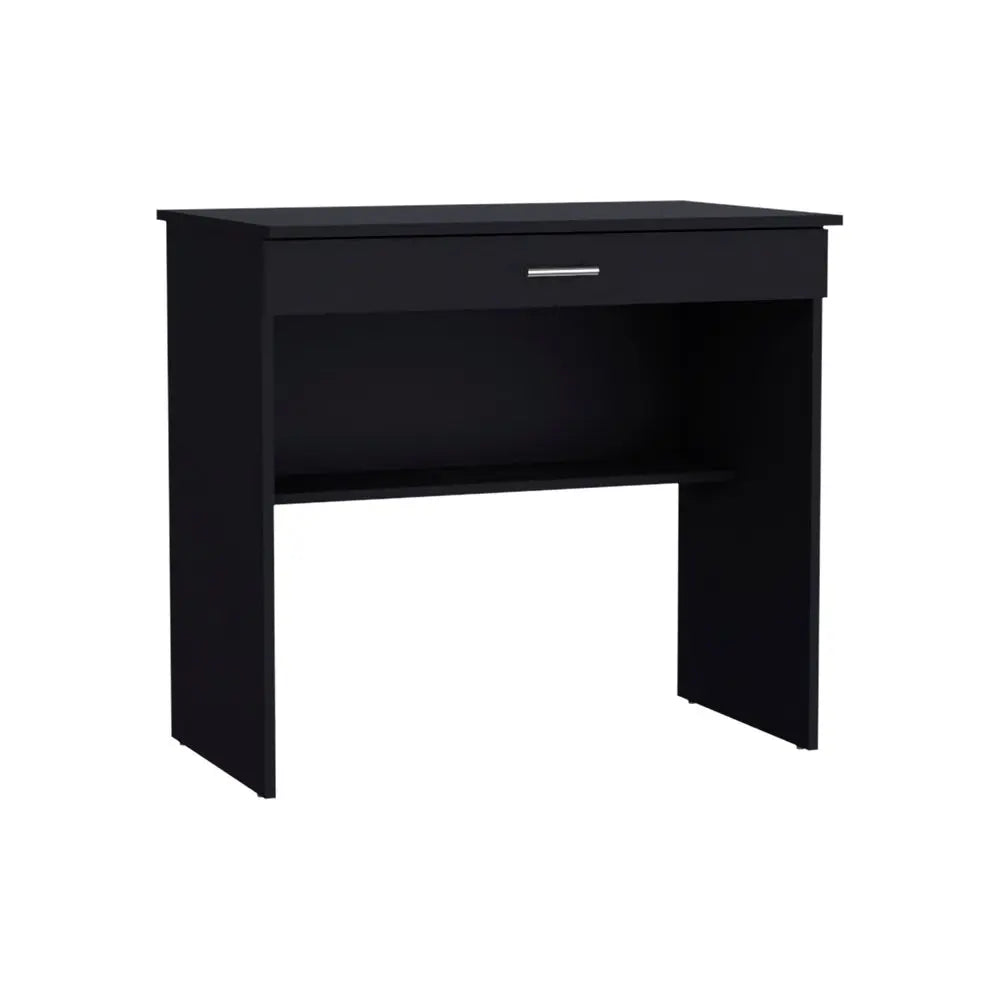 32" Black Wood Computer Desk HomeRoots