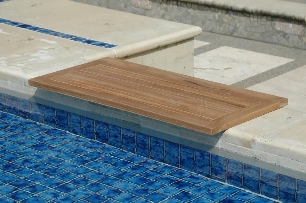 Natural Teak 39" Shower Mat HomeRoots