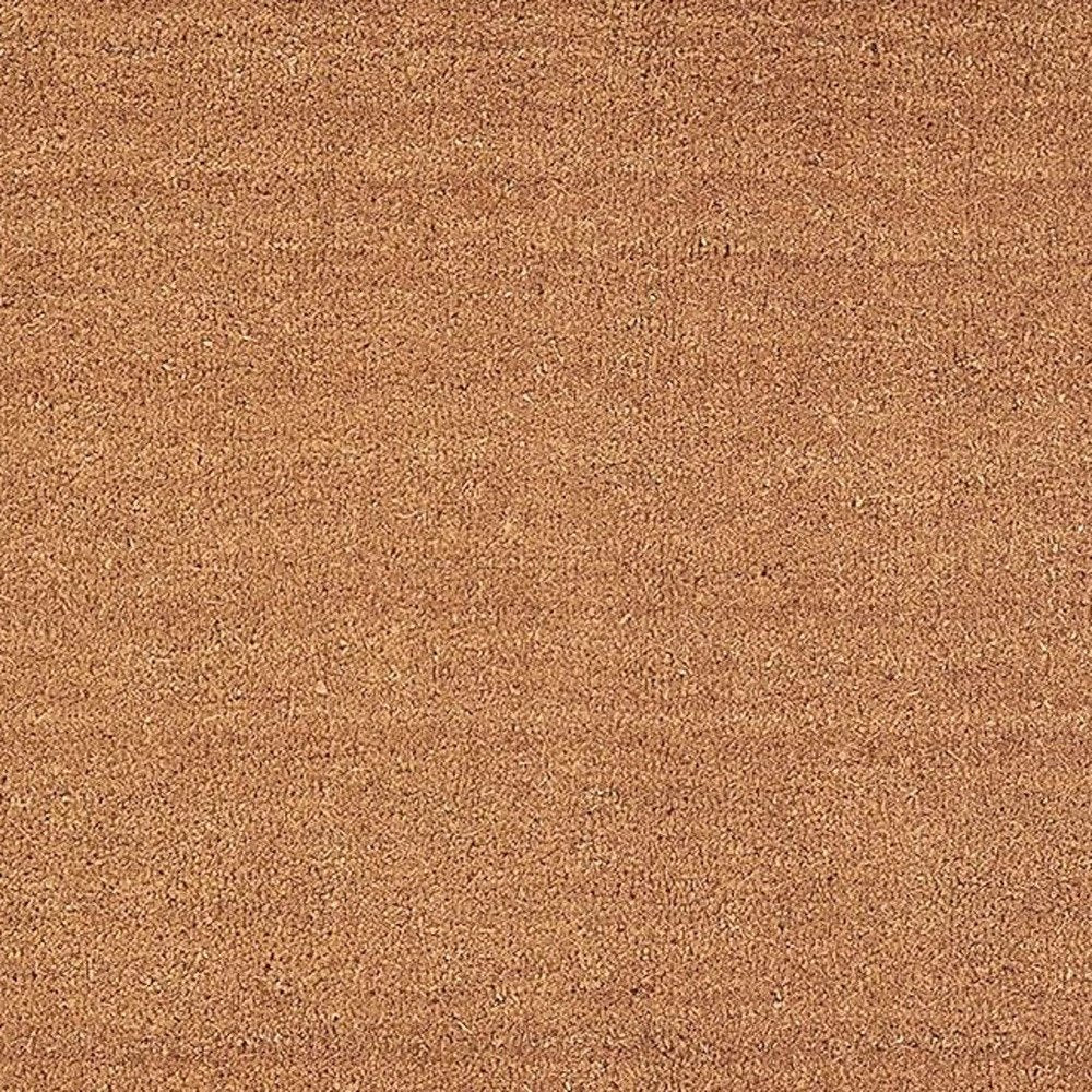 Felpudo exterior de fibra de coco natural de color liso de 24" x 36"