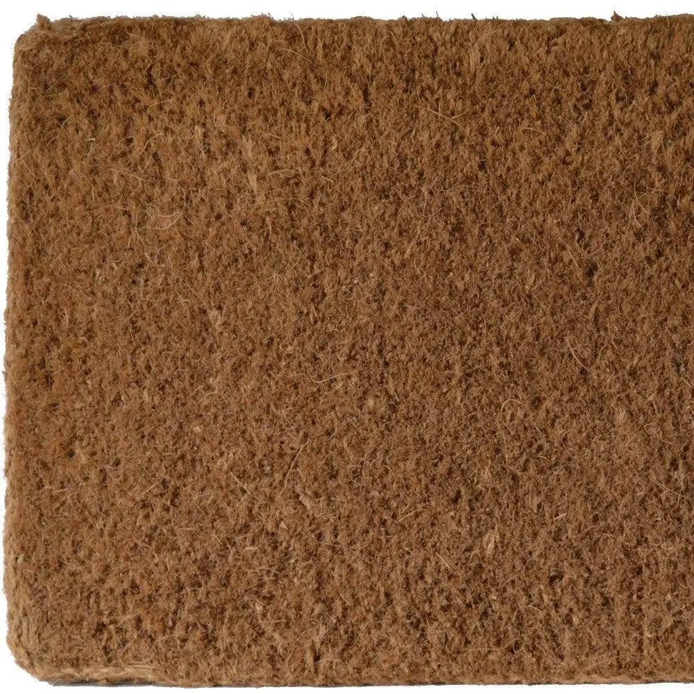 14" X 24" Brown Coir Outdoor Door Mat HomeRoots