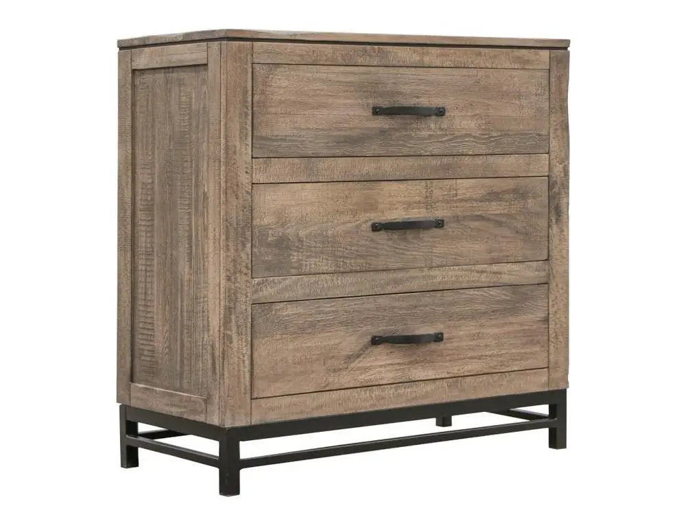 56" Brown Solid Wood Six Drawer Double Dresser - NOBLE HOME INTERIORS