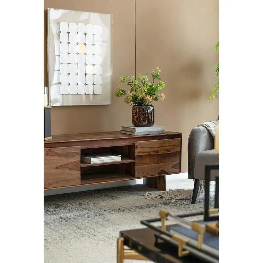 8" Amber And Black Animal Print Glass Round Table Vase