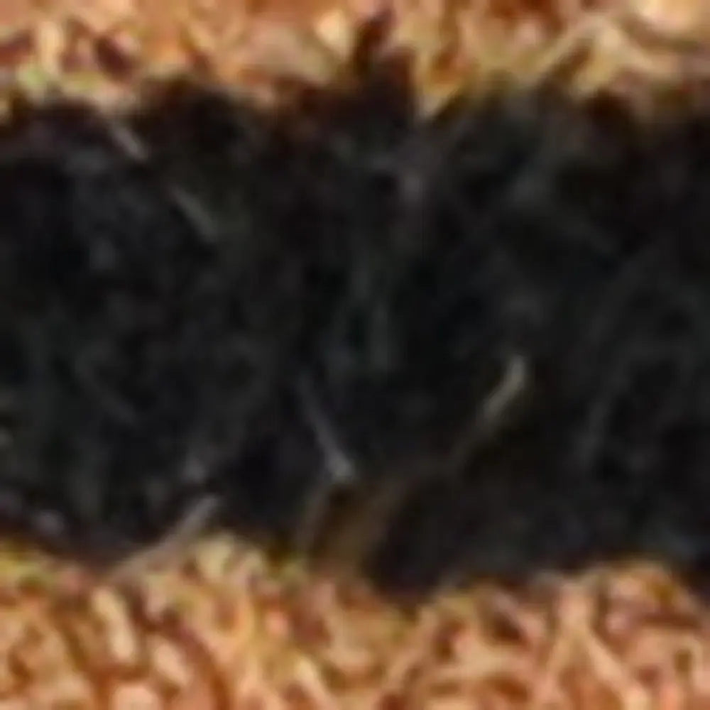 20" X 30" Brown and Black Coir Animal Print Outdoor Door Mat