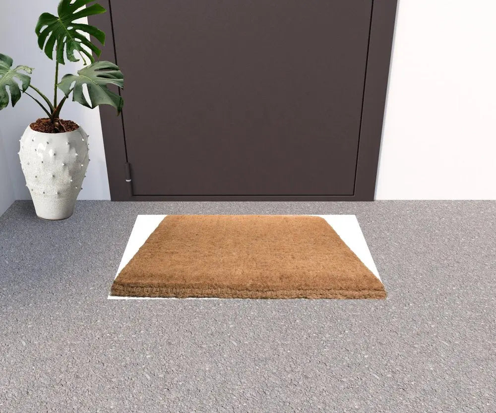 18" X 30" Brown Coir Outdoor Door Mat