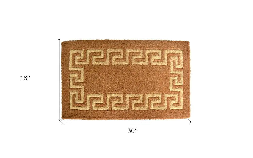 18" X 30" Brown Coir Outdoor Door Mat