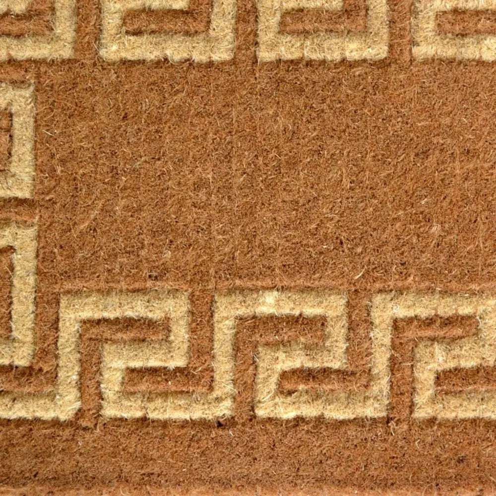 24" X 39" Brown Coir Outdoor Door Mat HomeRoots